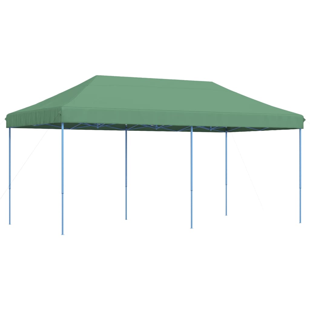 Tente de fête pliable pop-up vert 580x292x315 cm