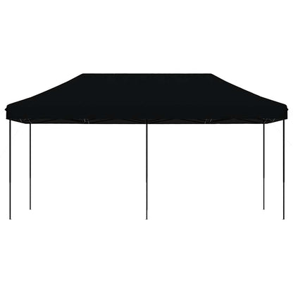 Partyzelt Faltbar Pop-Up Schwarz 580x292x315 cm
