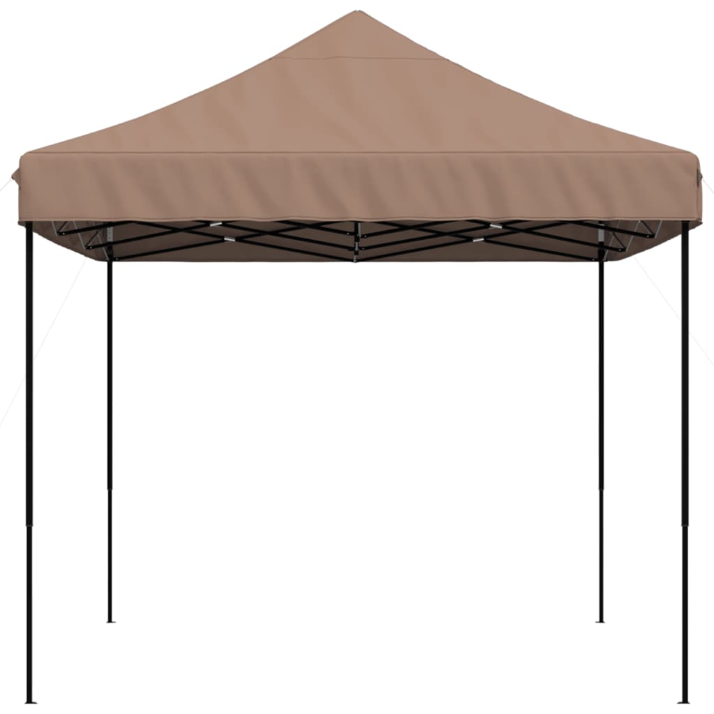 Tente de fête pliable pop-up marron 410x279x315 cm