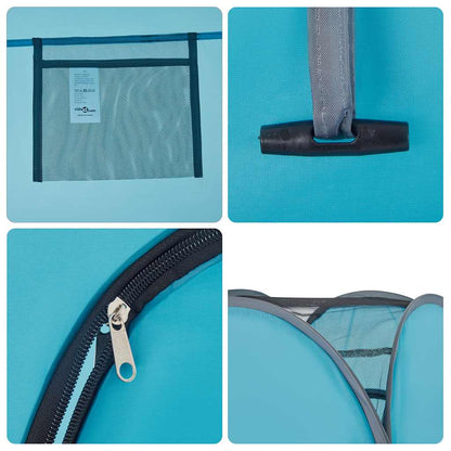 Sichtschutzzelt Blau Pop-Up Wasserdicht