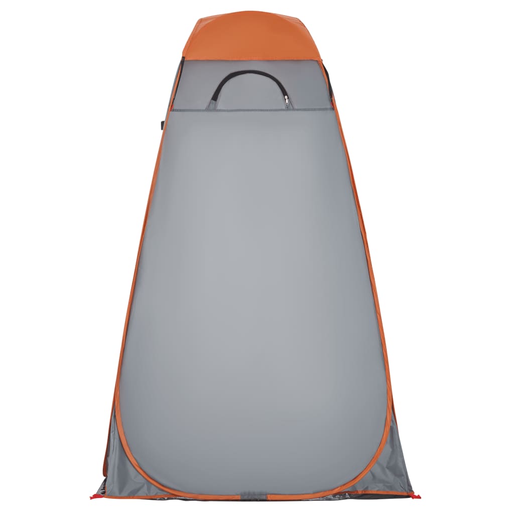 Tente d'intimité pop-up gris et orange imperméable