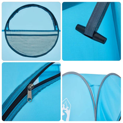 Sichtschutzzelt Blau Pop-Up Wasserdicht