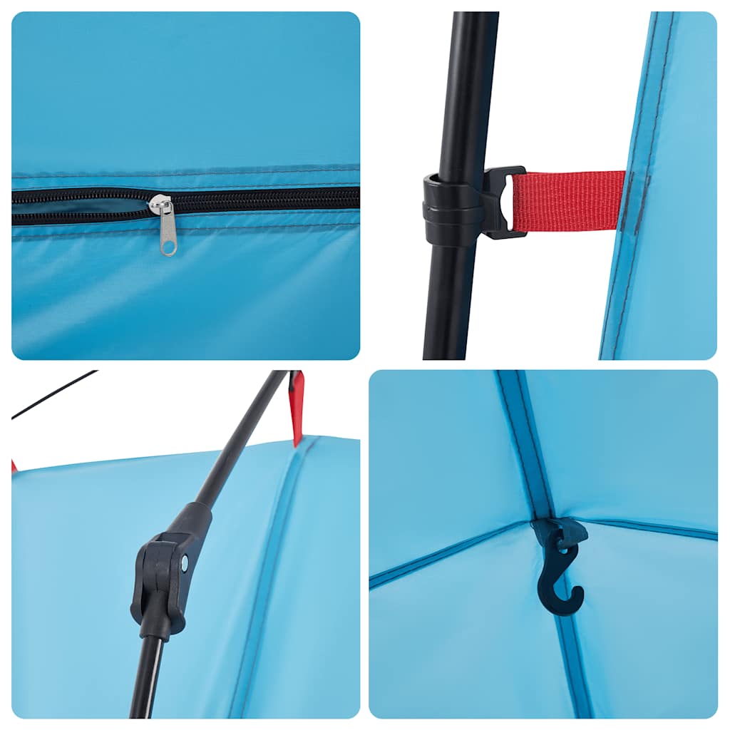 Sichtschutzzelt Blau Quick Release Wasserdicht