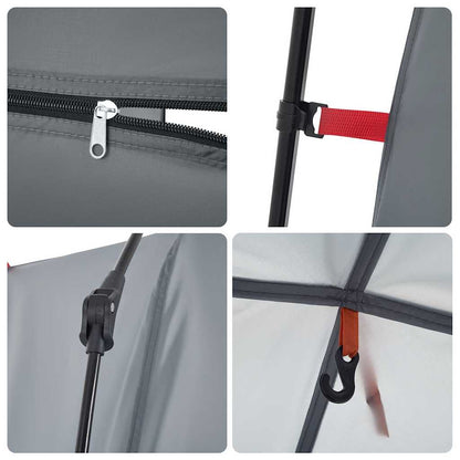 Sichtschutzzelt Grau Quick Release Wasserdicht