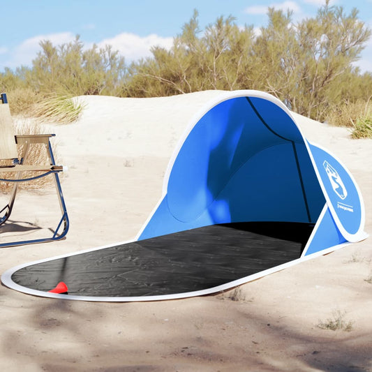 Tente de Plage Pop-Up Bleu Azur Etanche