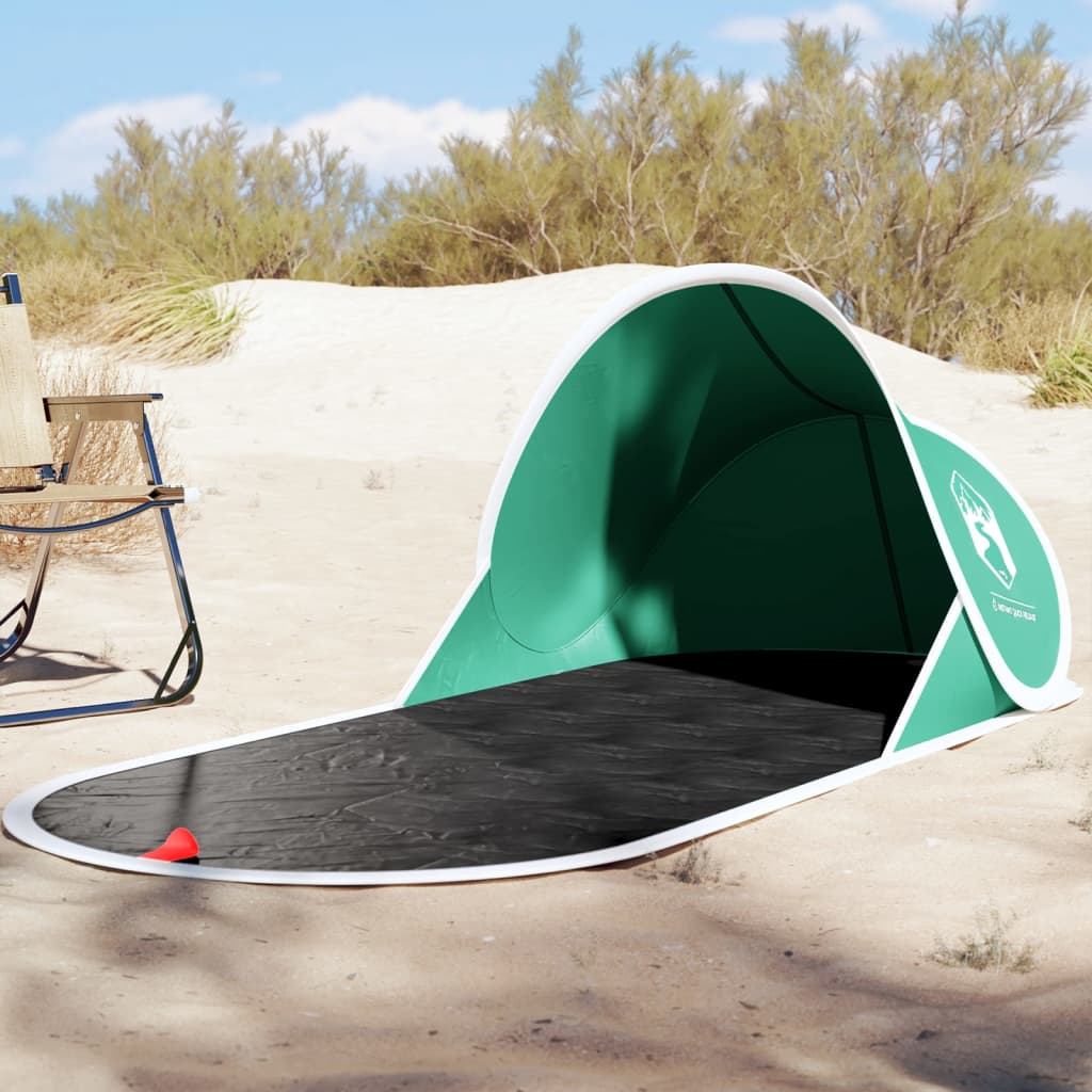 Tente de plage pop-up vert d'eau imperméable