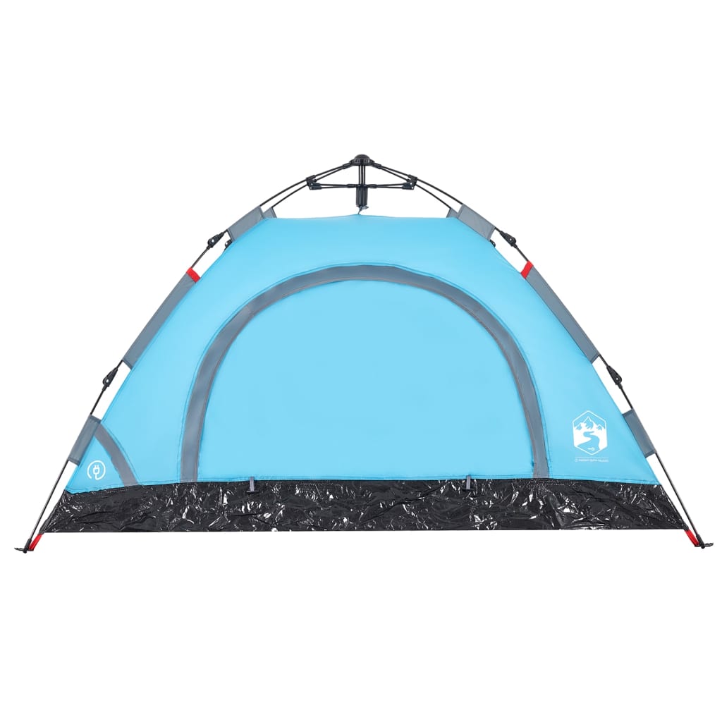 Campingzelt 2 Personen Blau Quick Release