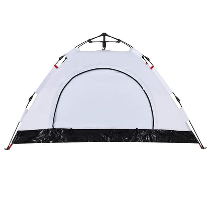 Campingzelt 2 Personen Weiß Verdunkelungsstoff Quick Release