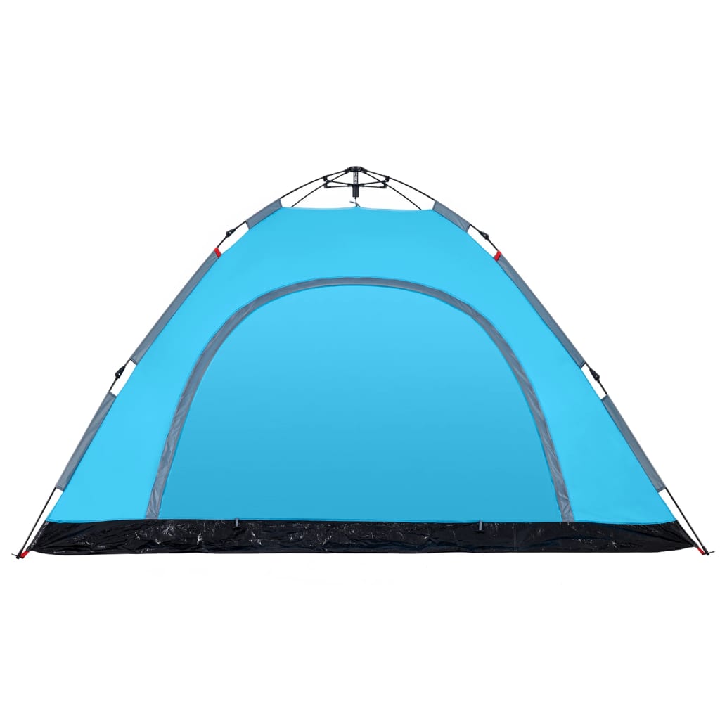 Campingzelt 5 Personen Blau Quick Release