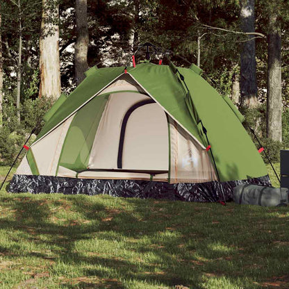 Kuppel-Campingzelt 2 Personen Grün Quick Release