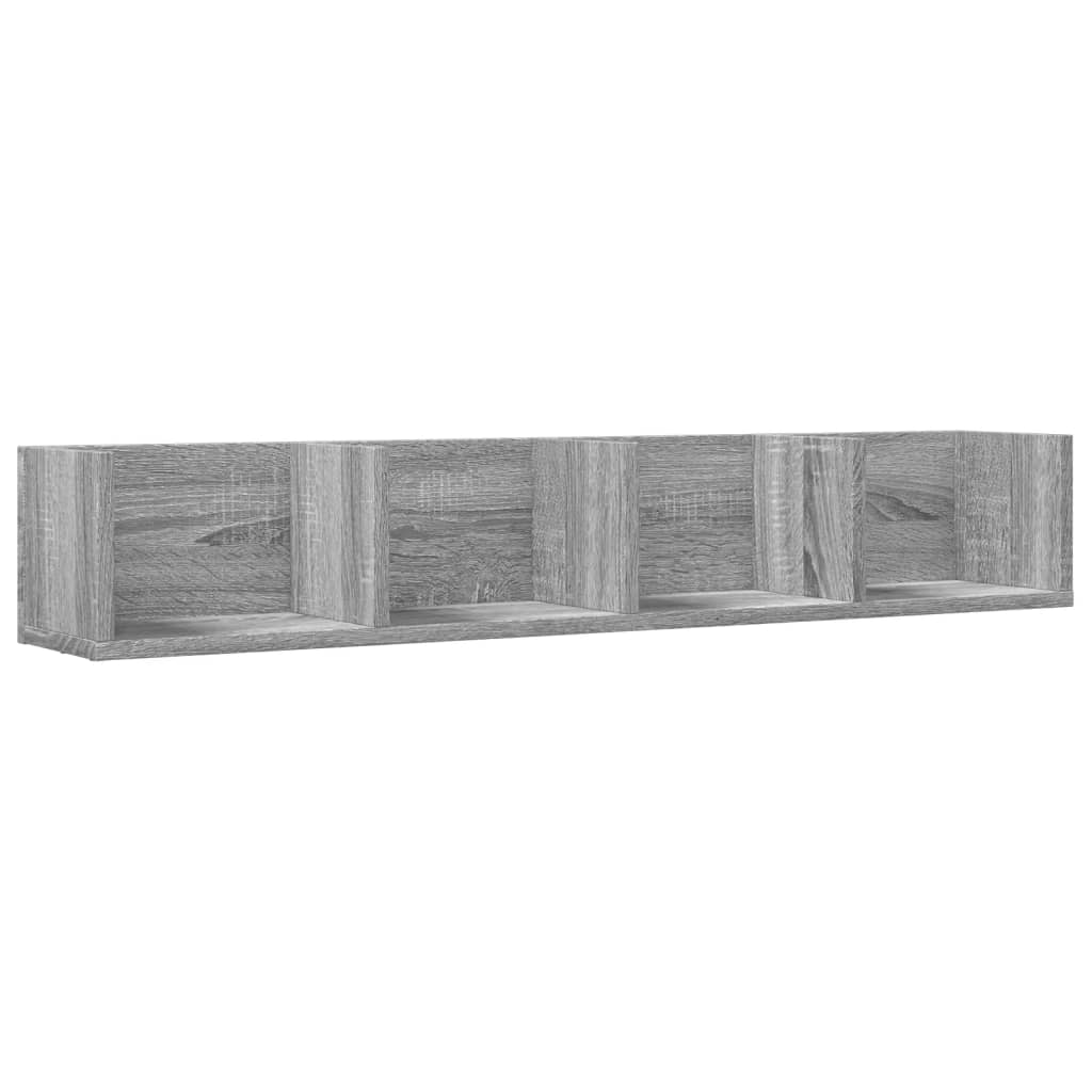 Armoire murale chêne Sonoma gris 99x18x16,5 cm matériau bois