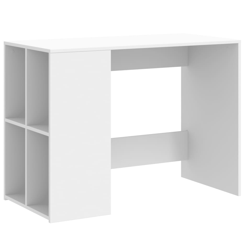 Bureau blanc 102x50x75 cm en bois