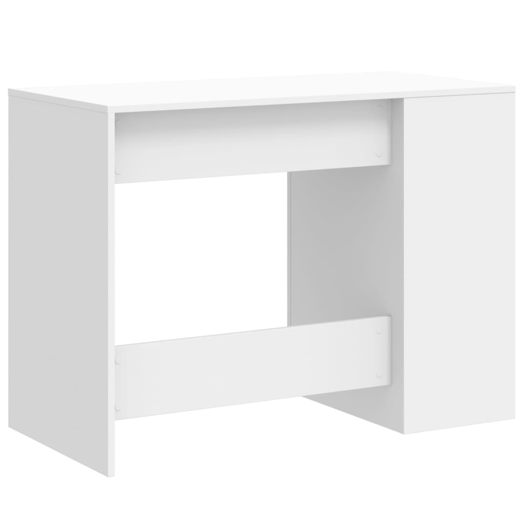 Bureau blanc 102x50x75 cm en bois