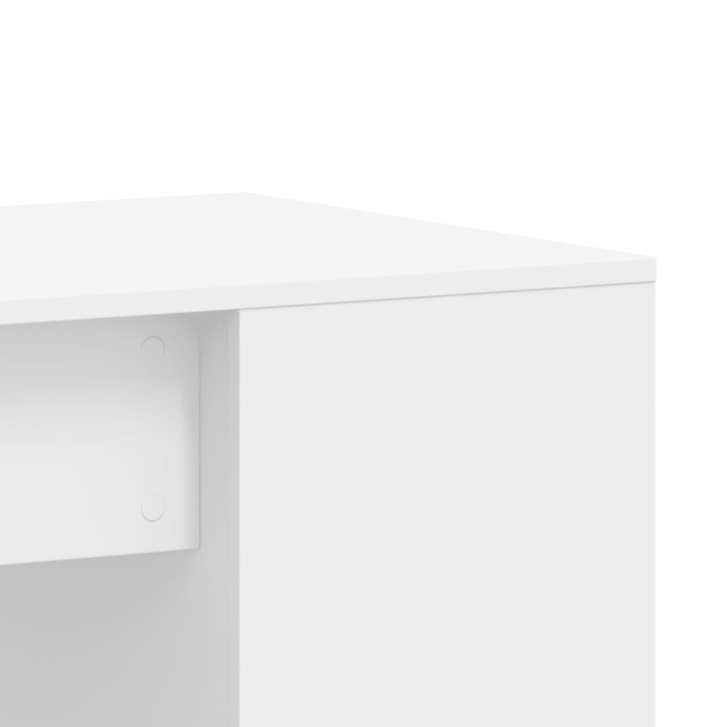 Bureau blanc 102x50x75 cm en bois