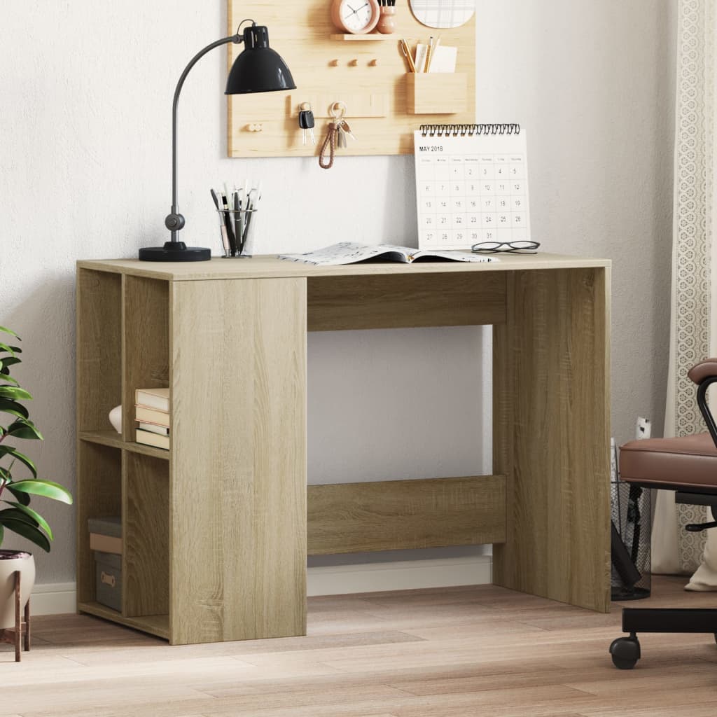 Bureau chêne Sonoma 102x50x75 cm matériau bois