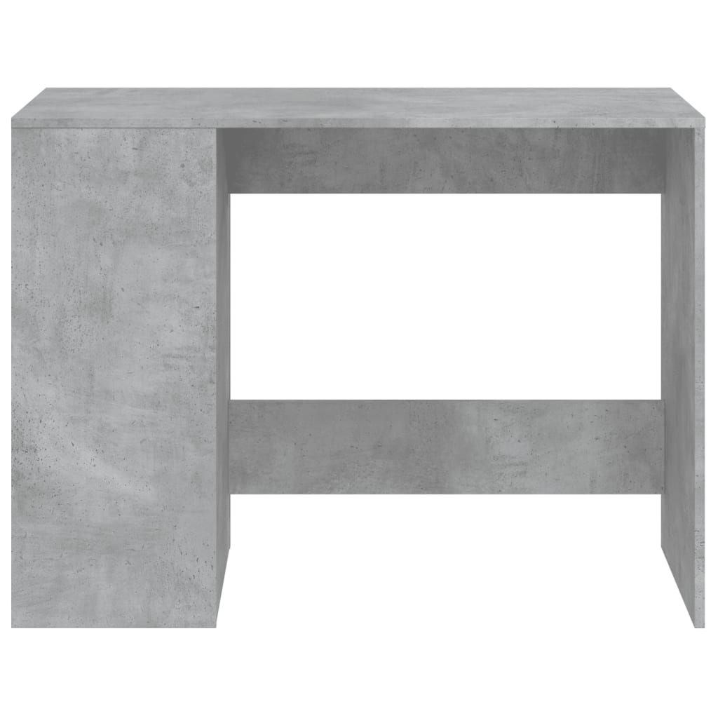 Bureau gris béton 102x50x75 cm en bois