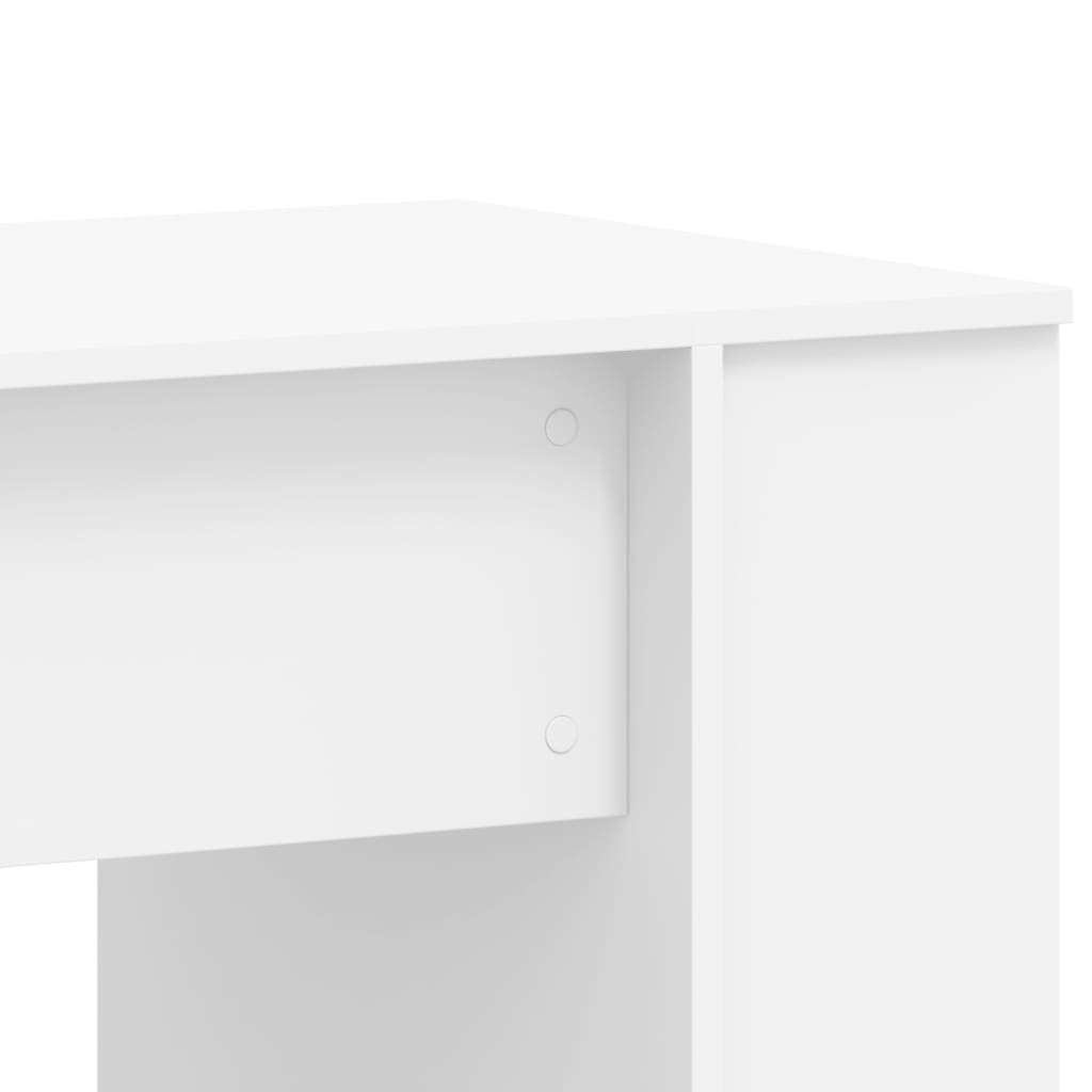 Bureau blanc 140x50x75 cm en bois