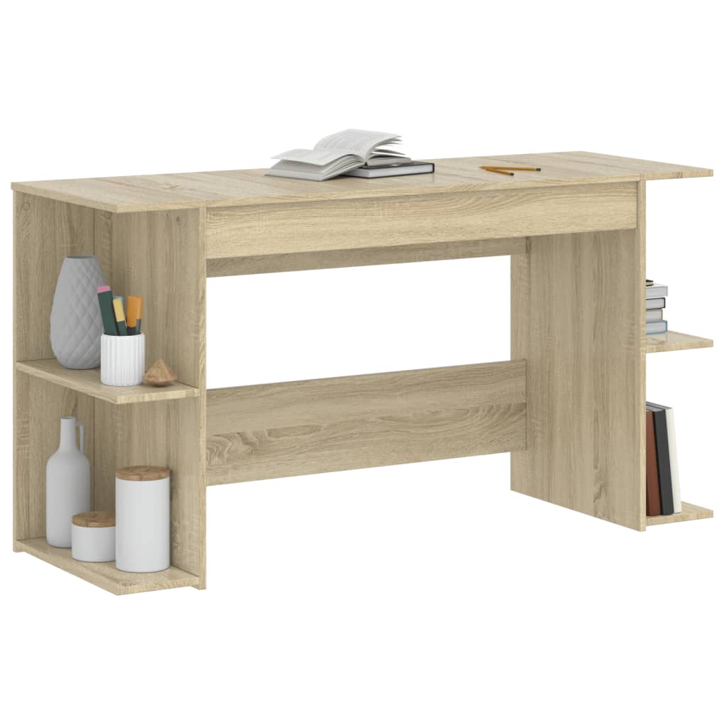 Bureau chêne Sonoma 140x50x75 cm matière bois