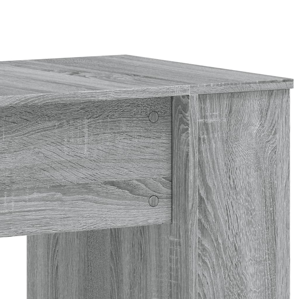 Schreibtisch Grau Sonoma 140x50x75 cm Holzwerkstoff