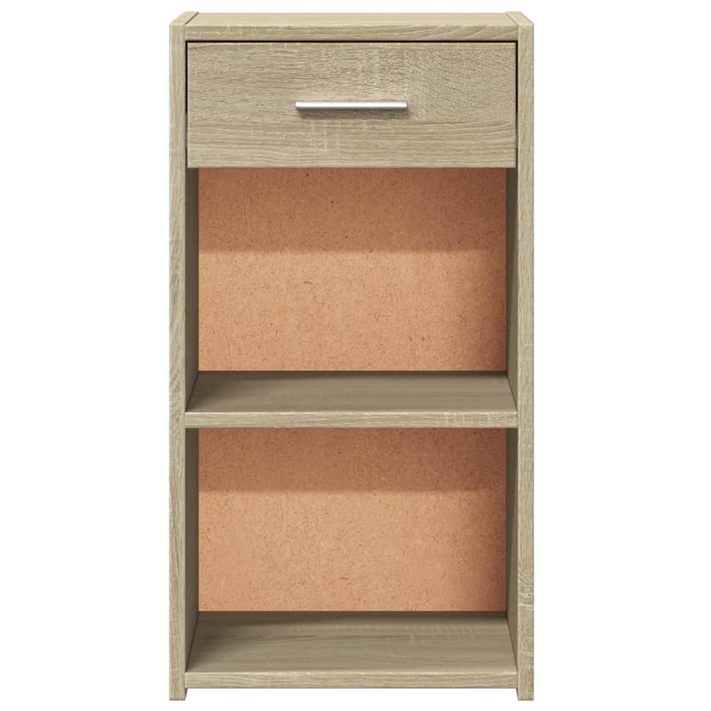 Tables de chevet 2 pcs. Chêne Sonoma 35x34x65 cm matériau bois