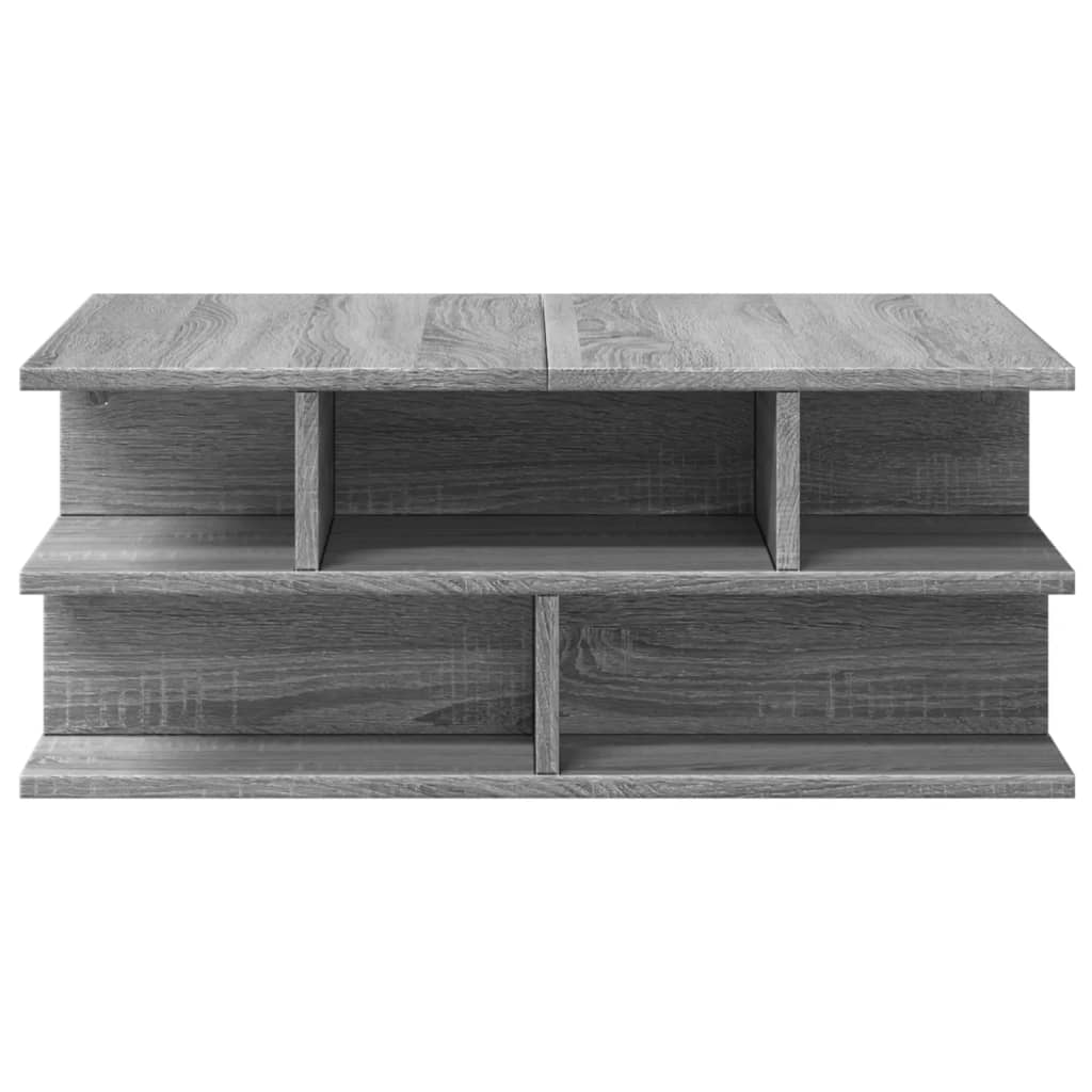 Table basse Sonoma grise 70x70x29 cm en bois