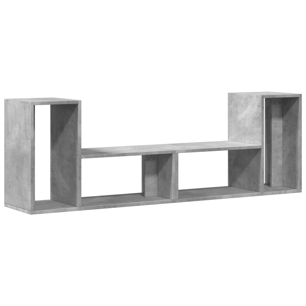 Meubles TV 2 pcs. béton gris 75x30x50 cm matériau bois