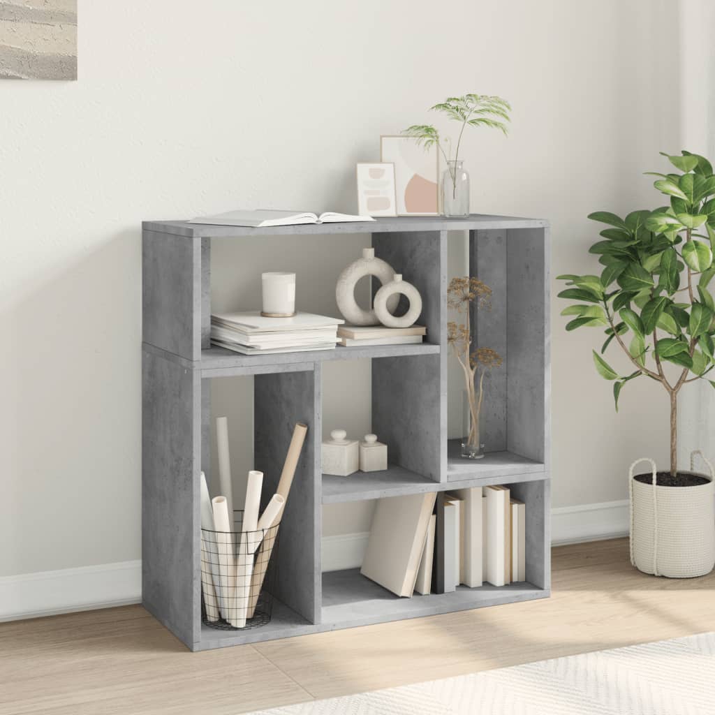 Meubles TV 2 pcs. béton gris 75x30x50 cm matériau bois