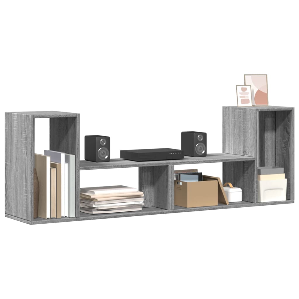 Meubles TV 2 pcs. Gris Sonoma 75x30x50 cm matériau bois