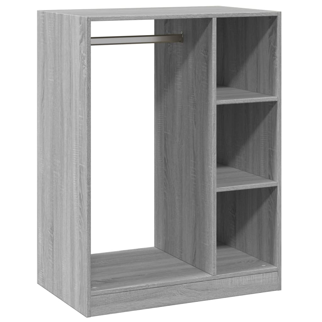 Armoire Sonoma grise 77x48x102 cm matériau bois