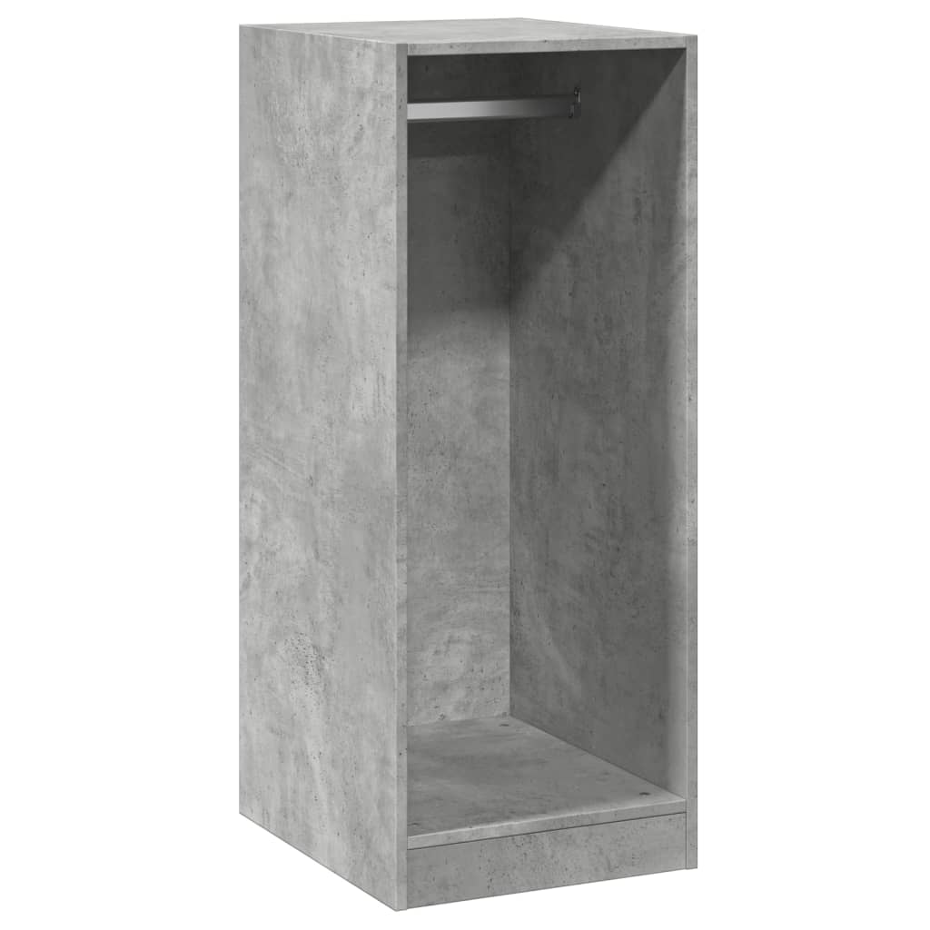 Armoire gris béton 48x41x102 cm en bois