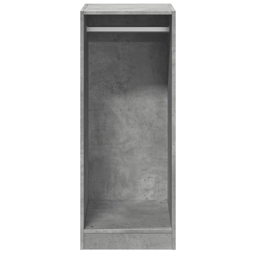 Armoire gris béton 48x41x102 cm en bois