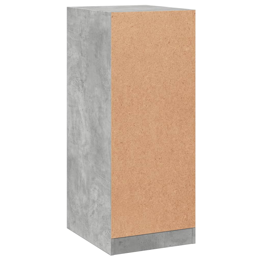 Armoire gris béton 48x41x102 cm en bois