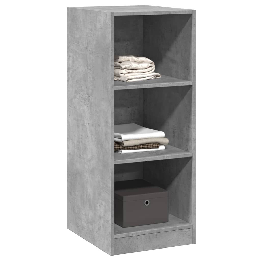 Armoire gris béton 48x41x102 cm en bois