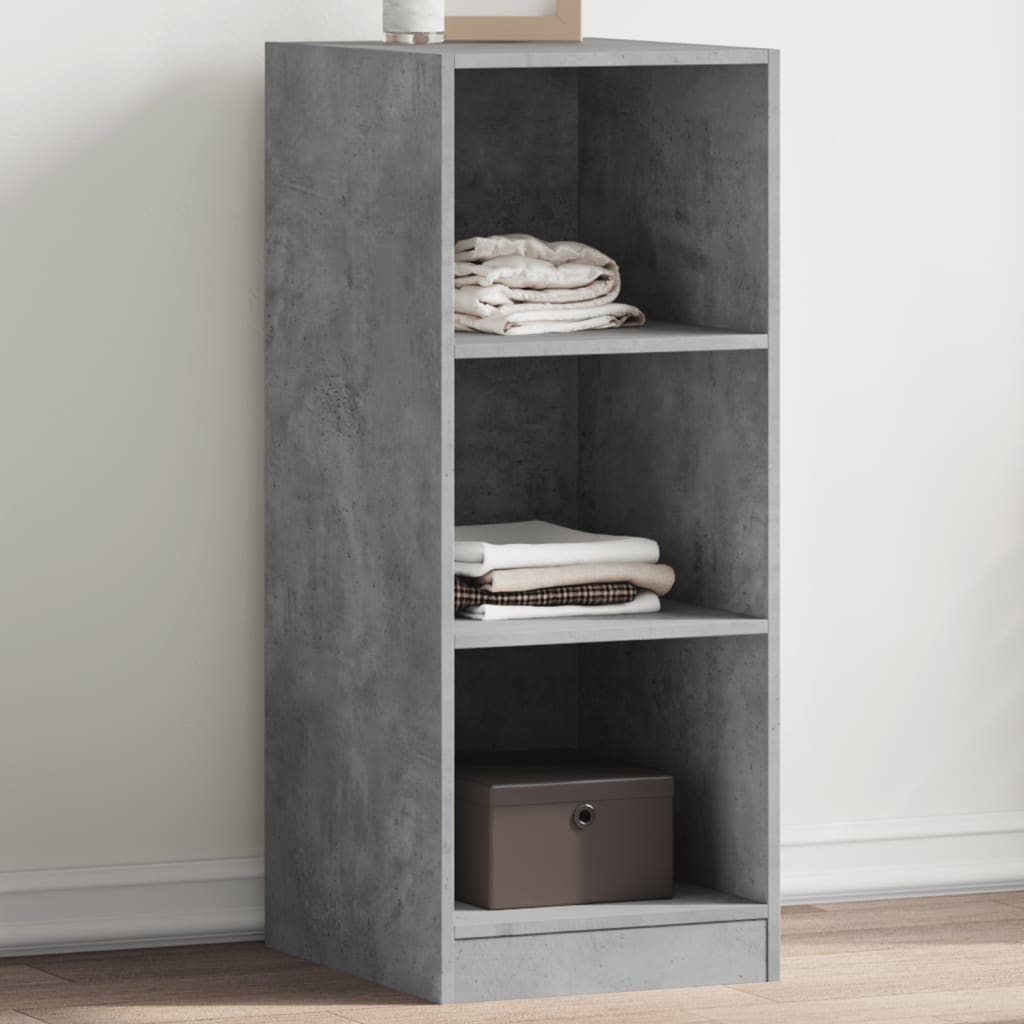 Armoire gris béton 48x41x102 cm en bois