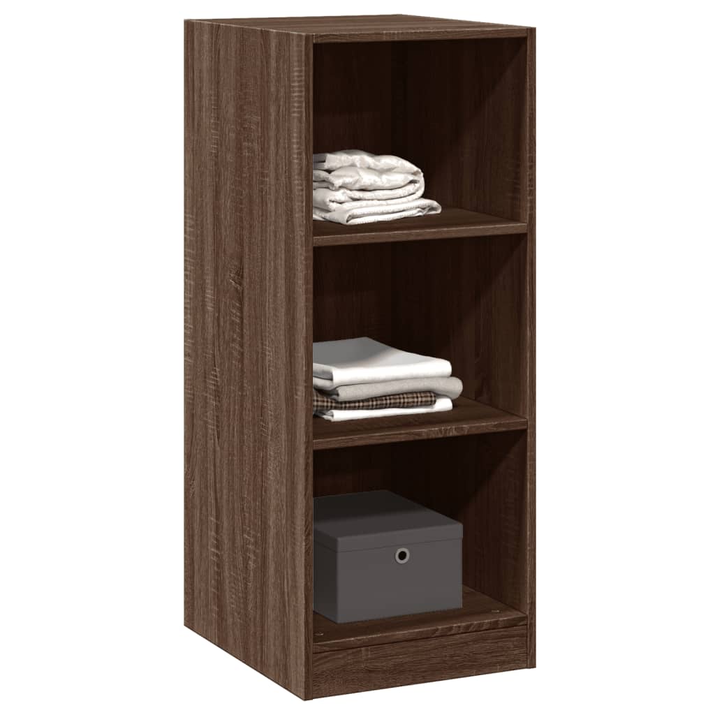 Armoire aspect chêne marron 48x41x102 cm matériau bois