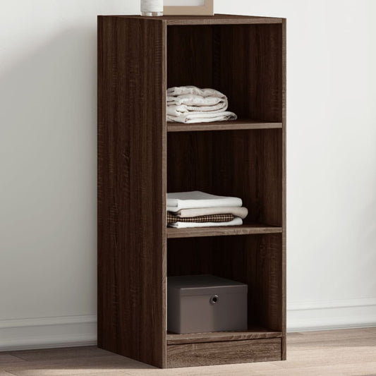 Armoire aspect chêne marron 48x41x102 cm matériau bois