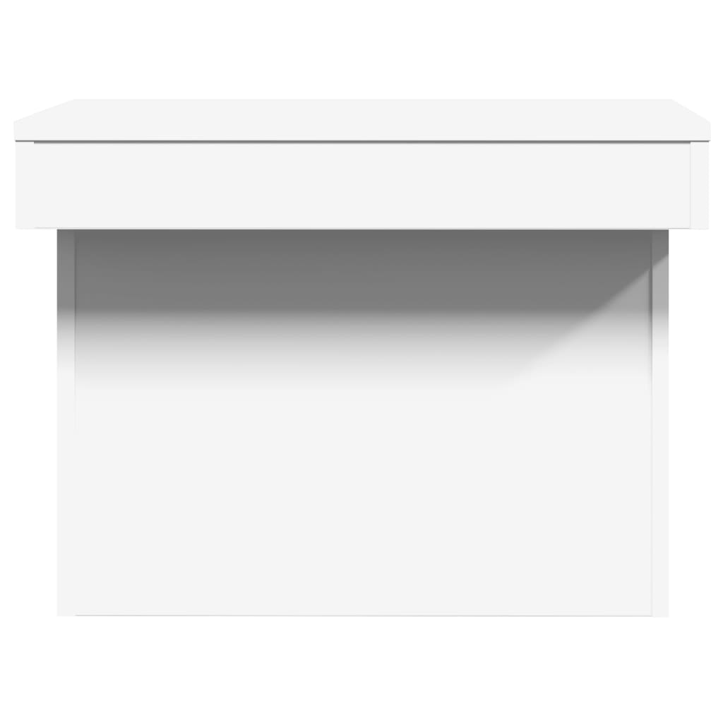 Coffee Table White 100x55x40 cm Wood Material