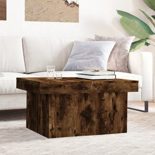 Coffee table smoked oak 100x55x40 cm wood material