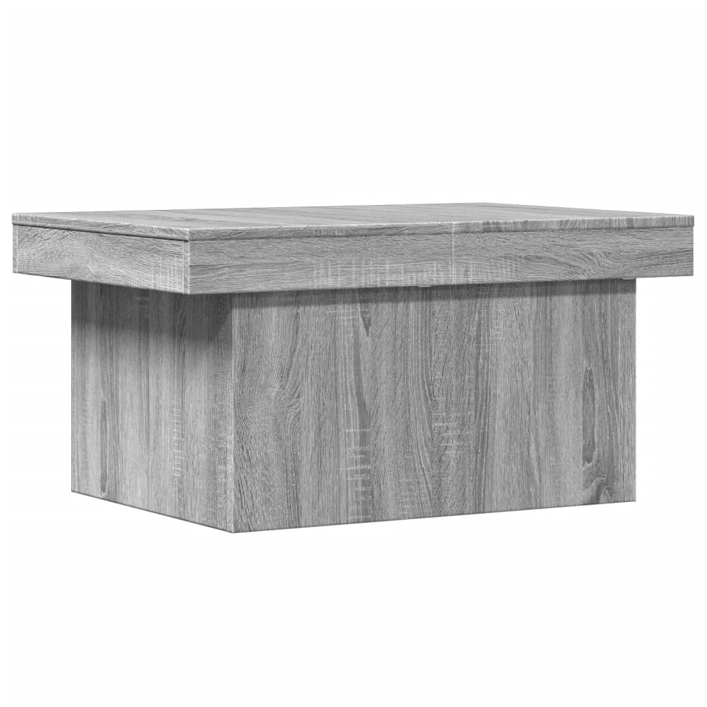 Table basse Sonoma grise 100x55x40 cm en bois