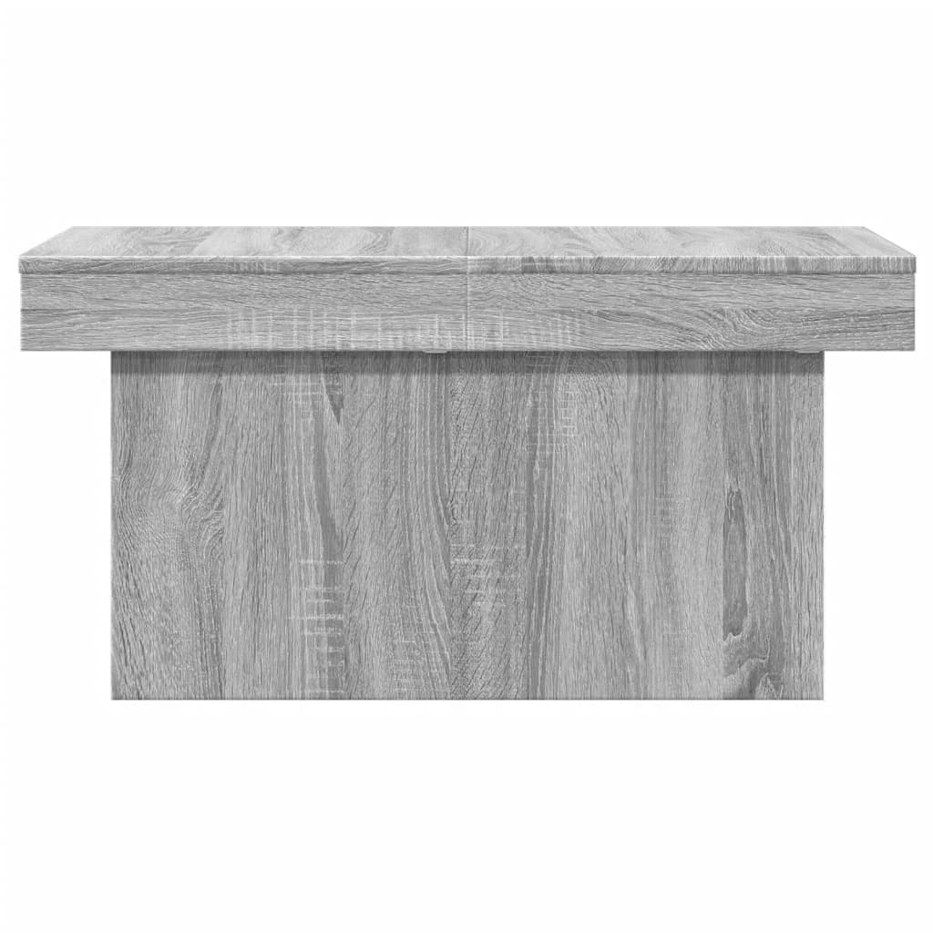 Table basse Sonoma grise 100x55x40 cm en bois