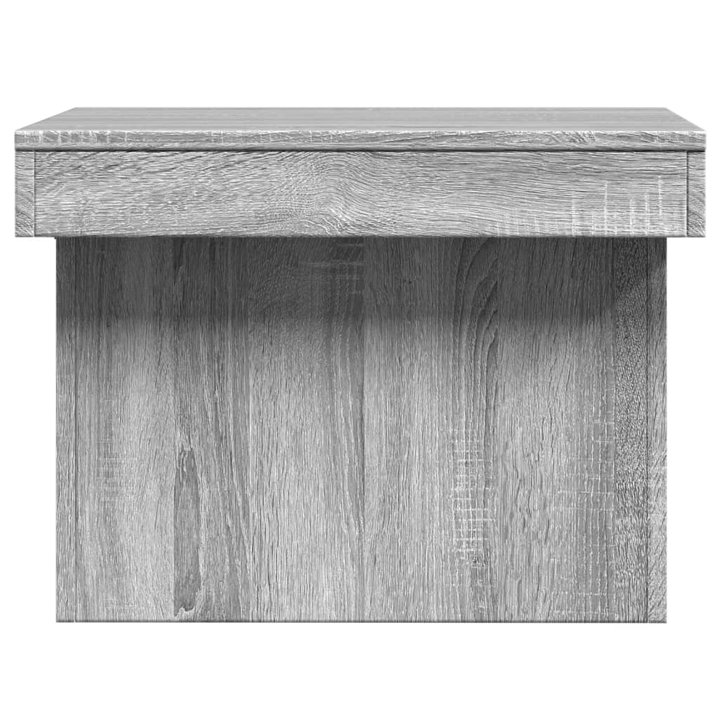 Table basse Sonoma grise 100x55x40 cm en bois