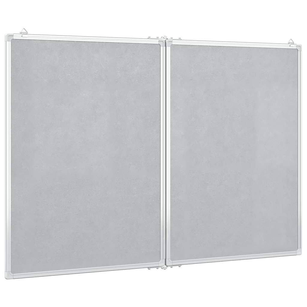 Magnetisches Whiteboard Klappbar 120x80x1,7 cm Aluminium