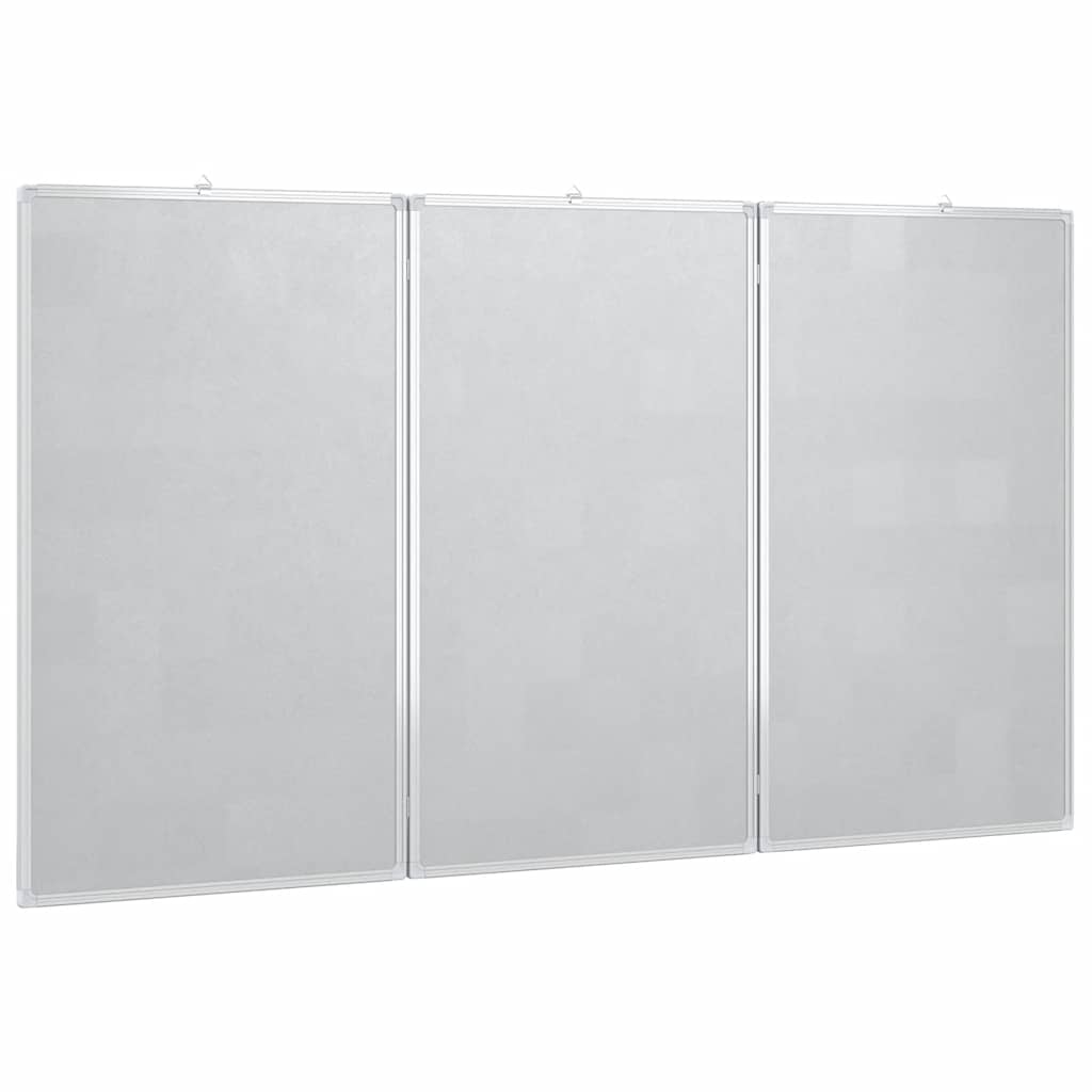 Magnetisches Whiteboard Klappbar 120x80x1,7 cm Aluminium