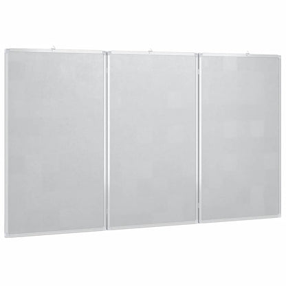 Magnetisches Whiteboard Klappbar 120x80x1,7 cm Aluminium