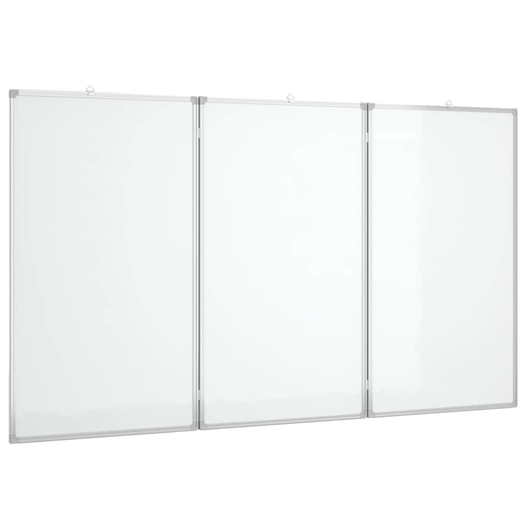 Magnetisches Whiteboard Klappbar 180x100x1,7 cm Aluminium