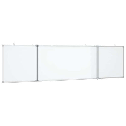 Magnetisches Whiteboard Klappbar 160x40x1,7 cm Aluminium
