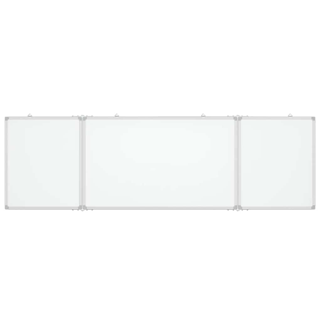 Magnetisches Whiteboard Klappbar 160x60x1,7 cm Aluminium