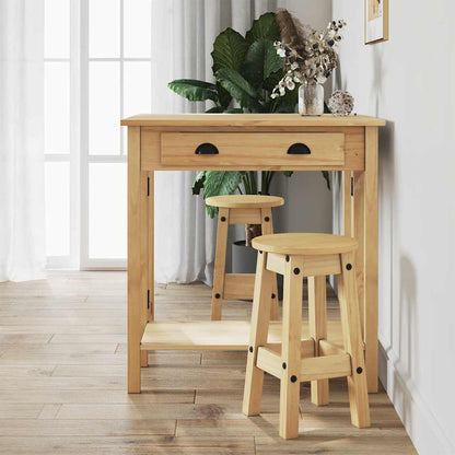 3-tlg. Bar-Set Massivholz Kiefer