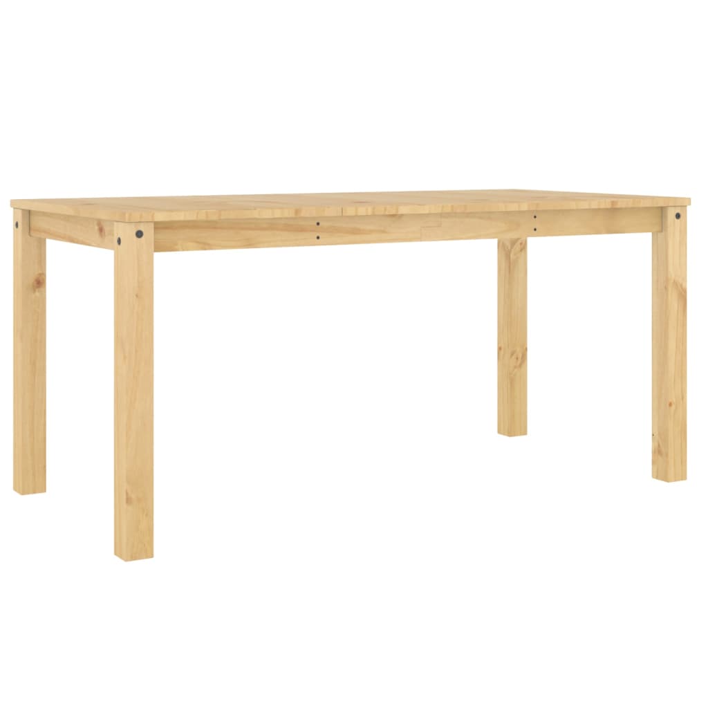 Table à manger Panama 160x80x75 cm en bois de pin massif