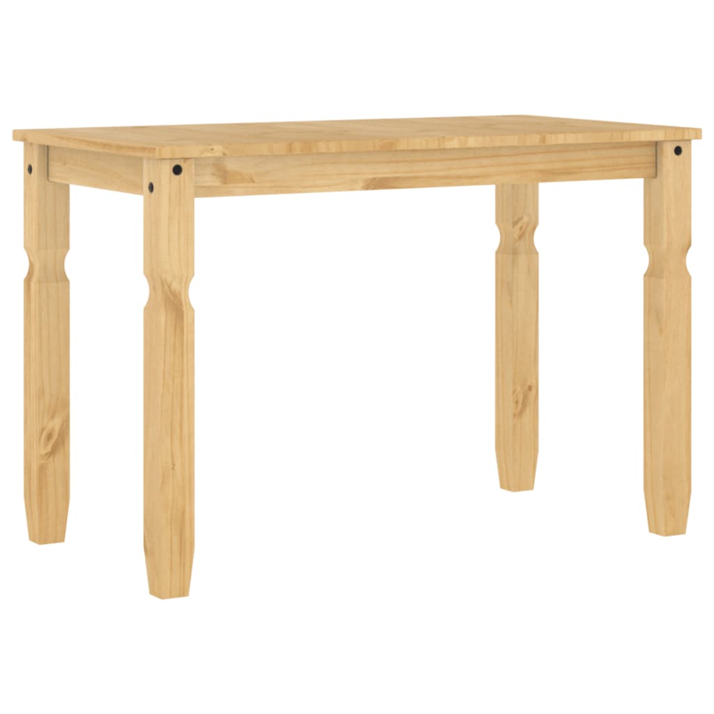 Table à manger Corona 112x60x75 cm en bois de pin massif